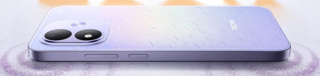 Redmi Note 17 smartphone front AMOLED display and back panel design