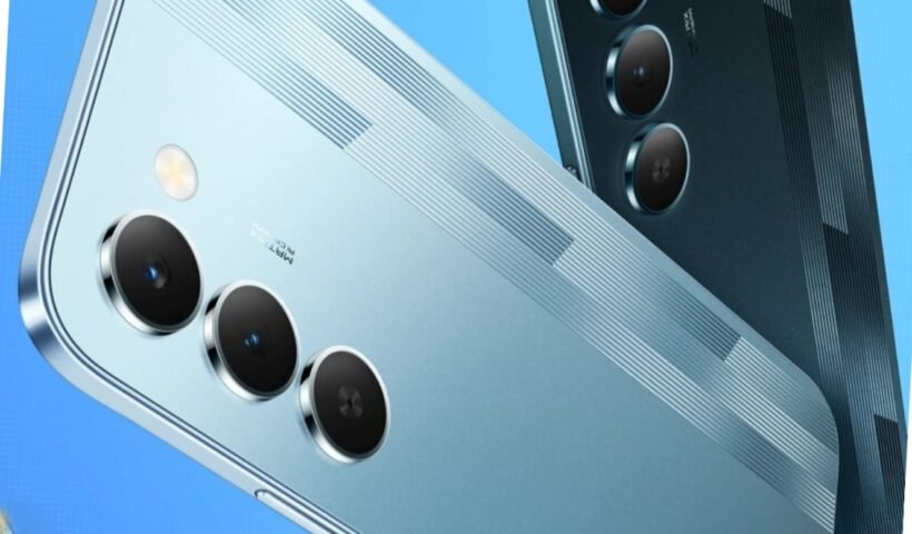 realme narzo 100 lite 5g smartphone front and back view