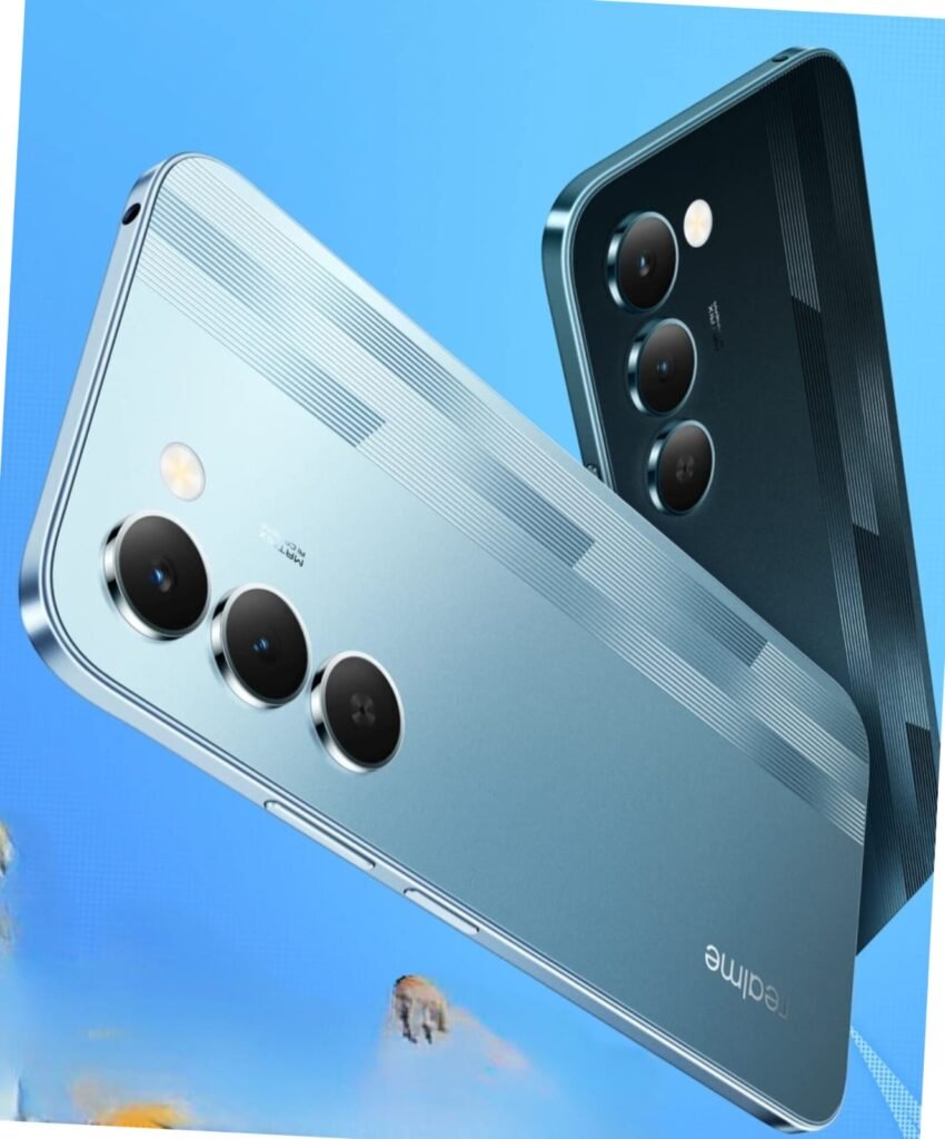 realme narzo 100 lite 5g smartphone front and back view