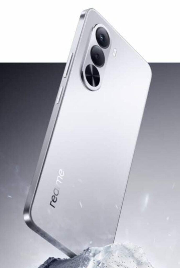 realme p4x 5g smartphone front display and back panel design