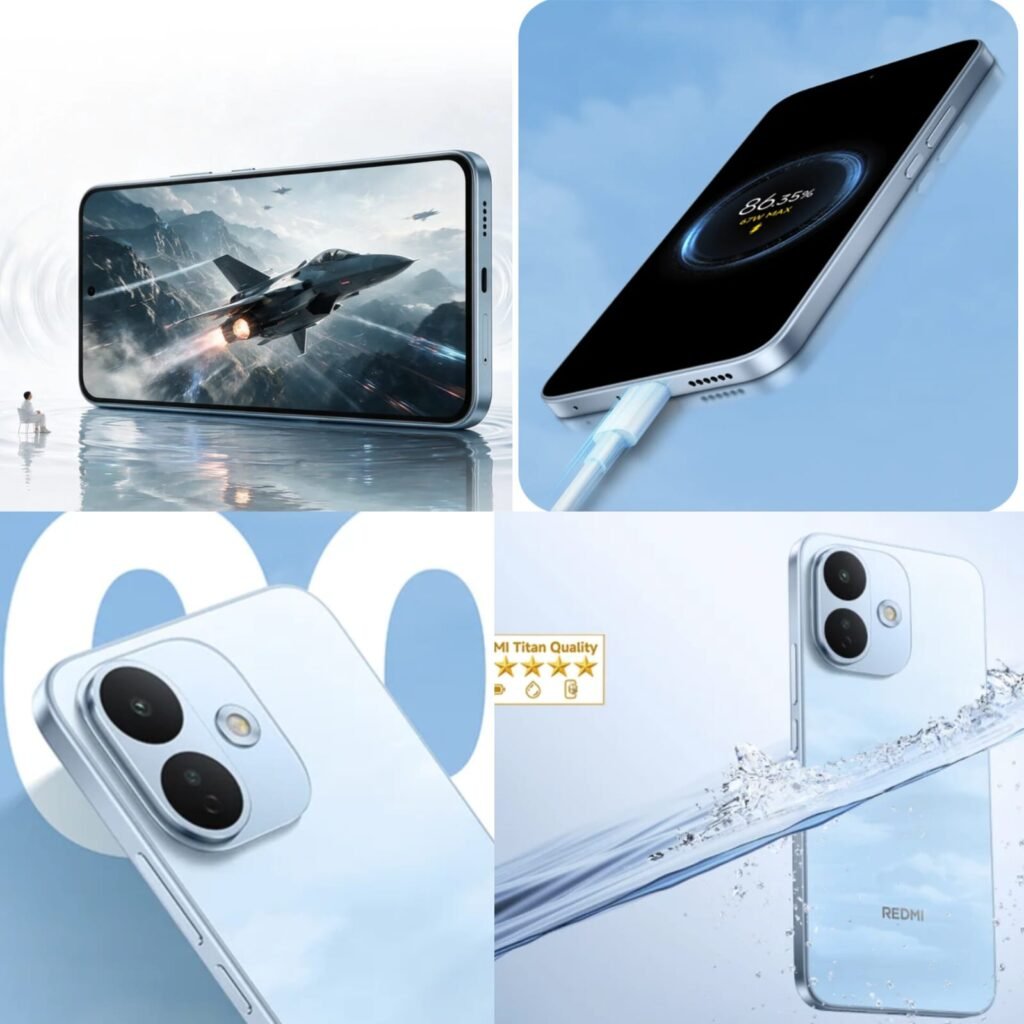 Redmi Note 17 Pro 5G smartphone showcase banner with MobileGyan branding