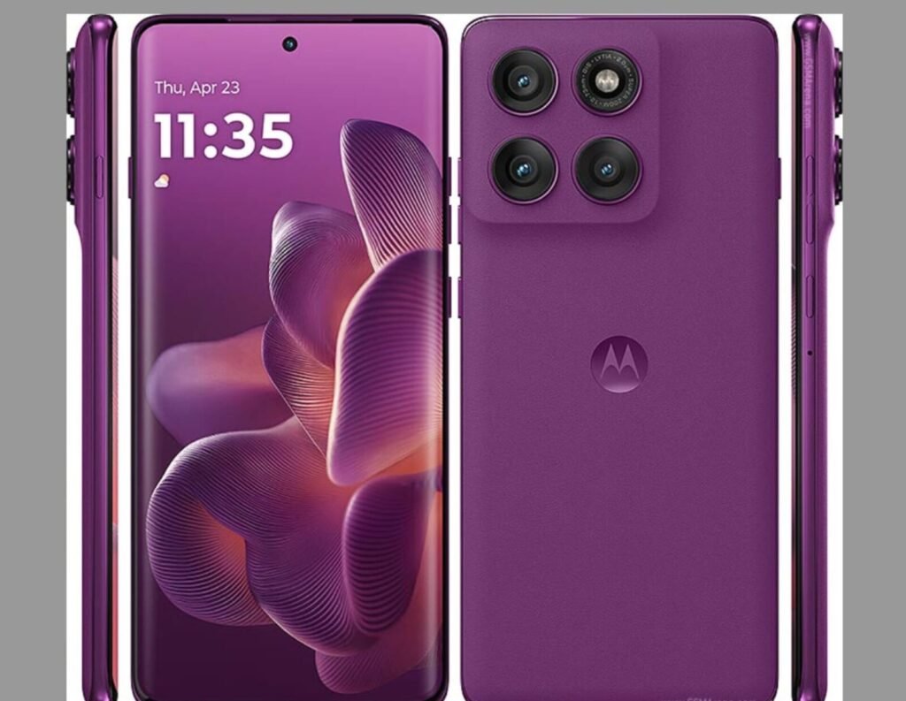 Motorola Edge 60 Pro 5G with curved pOLED display 125W fast charging and IP68 rating