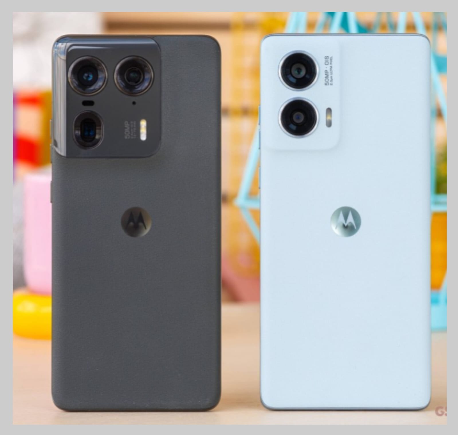 Motorola Edge 50 Fusion 5G smartphone with 3D curved pOLED display and vegan leather back