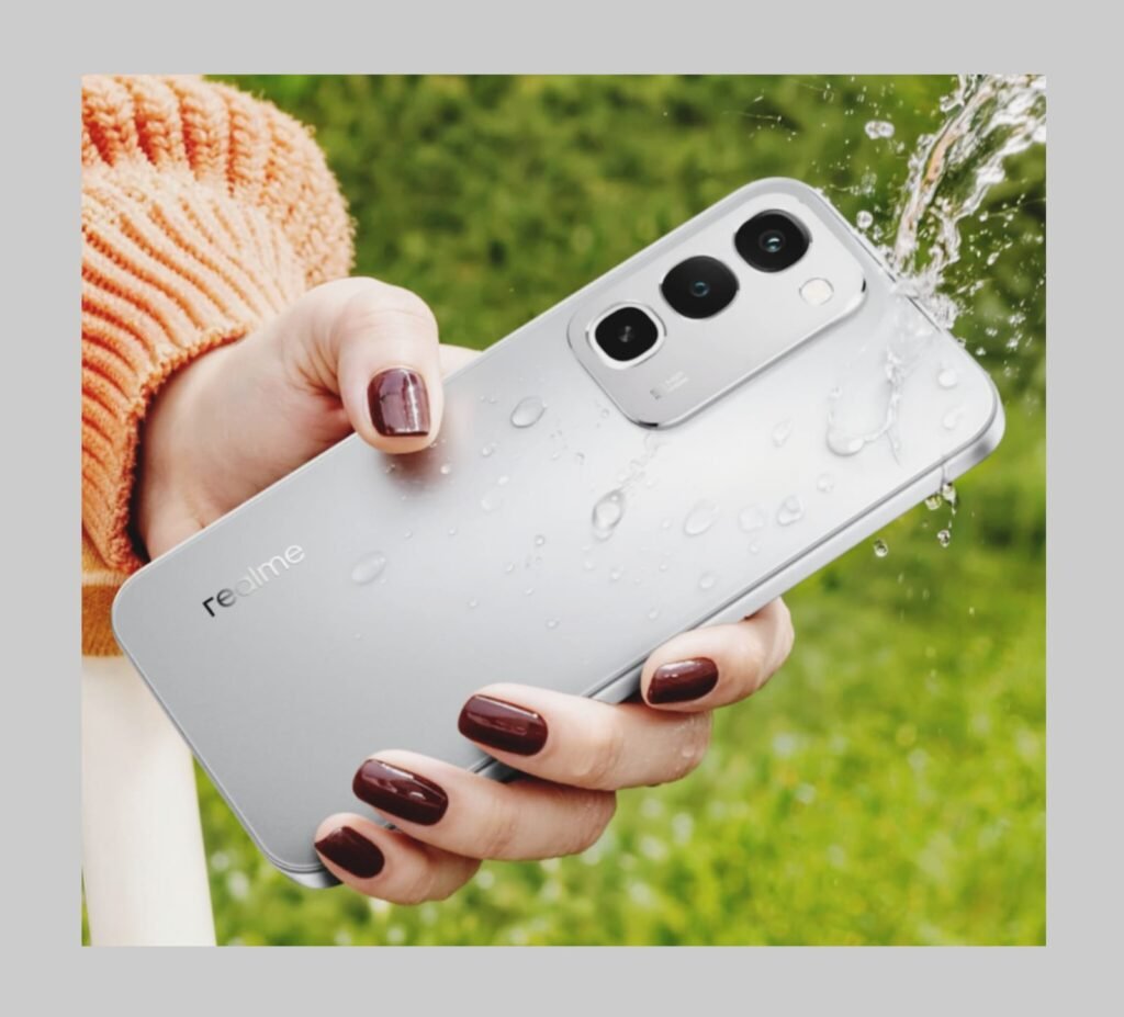 Realme P4R 5G phone design and camera overview