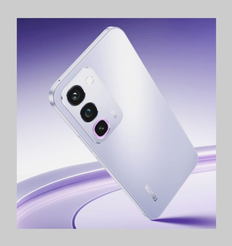 Realme P4R 5G phone design and camera overview