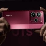 Redmi Note 14 SE 5G smartphone showcasing 6.67-inch 120Hz AMOLED display and 50MP Sony OIS triple camera