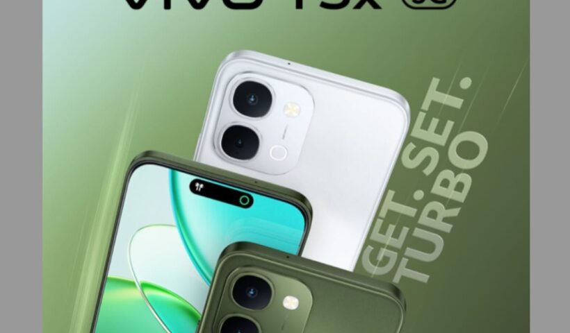 Vivo T5X 5G smartphone displaying 120Hz screen and sleek back design review on mobilegyan