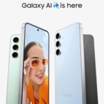 Samsung Galaxy S24 FE 5G smartphone displaying 6.7 inch Dynamic AMOLED screen and triple camera setup review on mobilegyan